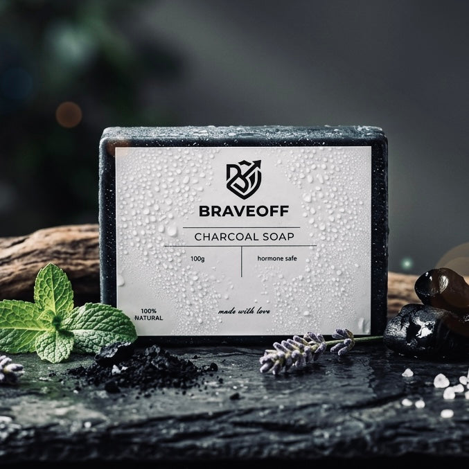 Charcoal soap
